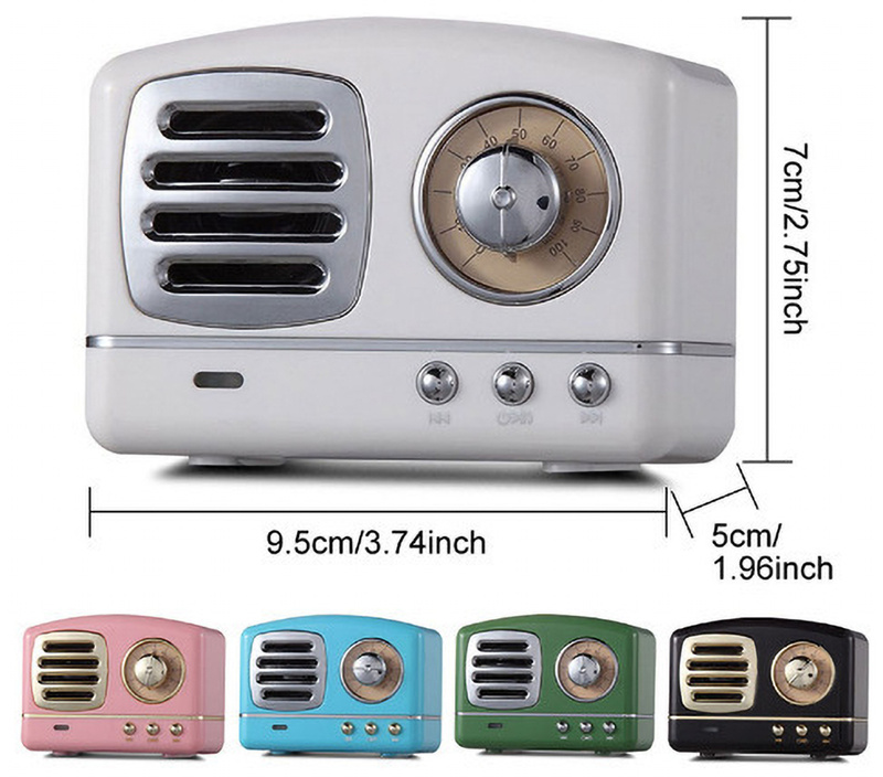 creative HM11 retro bluetooth speaker wireless portable card subwoofer ABS plastic electroplating U disk TF card audio output
creative HM11 retro bluetooth speaker wireless portable card subwoofer ABS plastic electroplating U disk TF card audio output