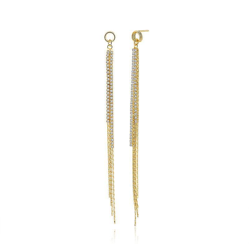Stud Korean Drama The Who Loved Me Yoo In Na Same Style Fashion Long Tassel High Quality Earrings