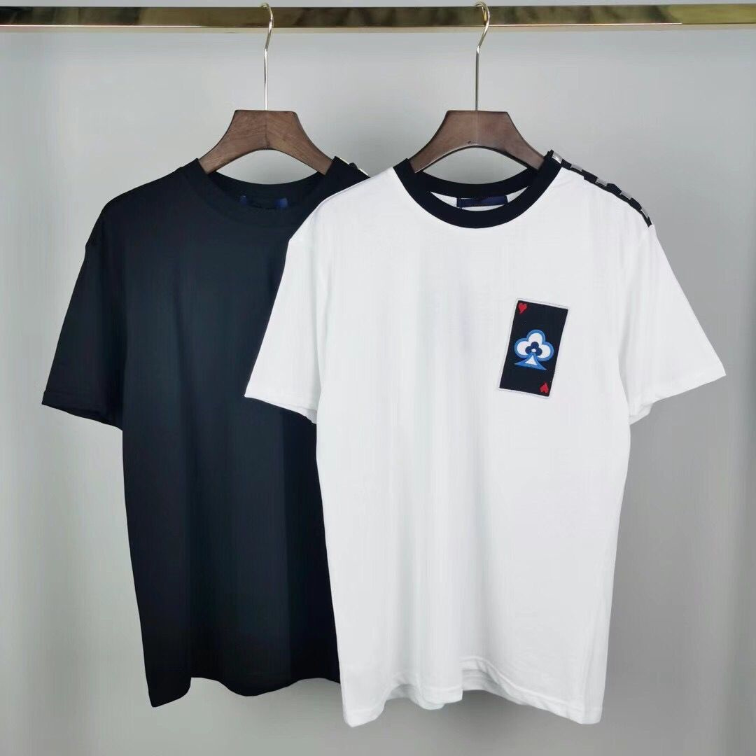 Men T-shirt Letter Print New Short Sleeve Trendy Summer Top Ins Tees Fashion Casual T shirts Women Clothes Cool Active Sport Run Hot 2021, White;black
Men T-shirt Letter Print New Short Sleeve Trendy Summer Top Ins Tees Fashion Casual T shirts Women Clothes Cool Active Sport Run Hot 2021, White;black
