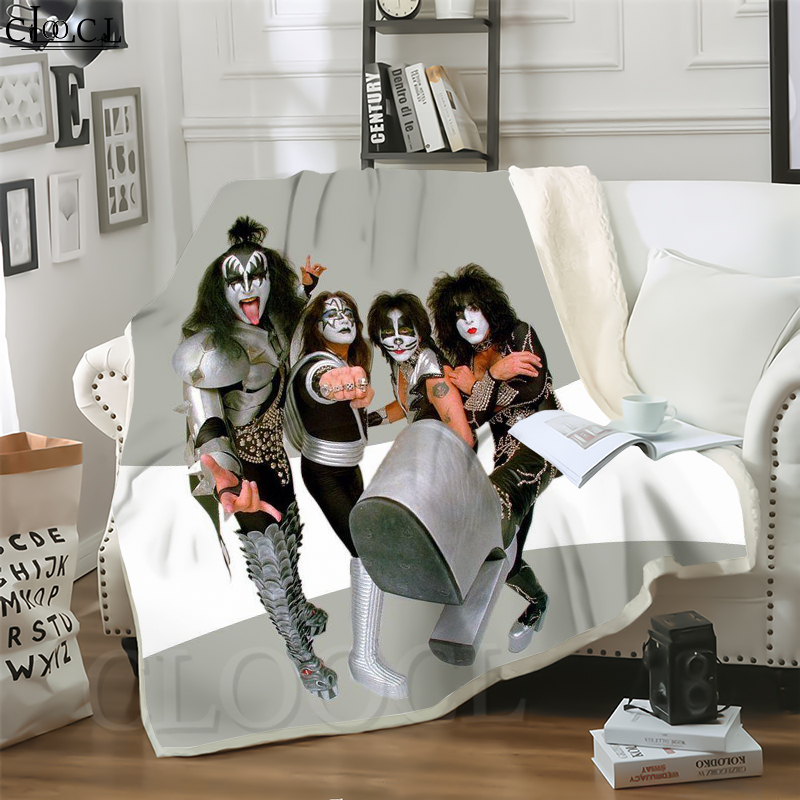 CLOOCL Heavy Metal Kiss Band 3D Print Hip-hop Style Conditioning Blanket Sofa Teens Bedding Throw Blankets Plush Quilt
CLOOCL Heavy Metal Kiss Band 3D Print Hip-hop Style Conditioning Blanket Sofa Teens Bedding Throw Blankets Plush Quilt
