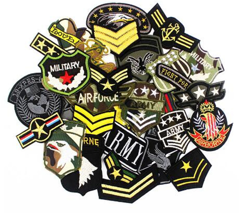 Army Military Patches Clothes Embroidered Tactical Badges Iron on Stickers for Jeans Jacket
Army Military Patches Clothes Embroidered Tactical Badges Iron on Stickers for Jeans Jacket