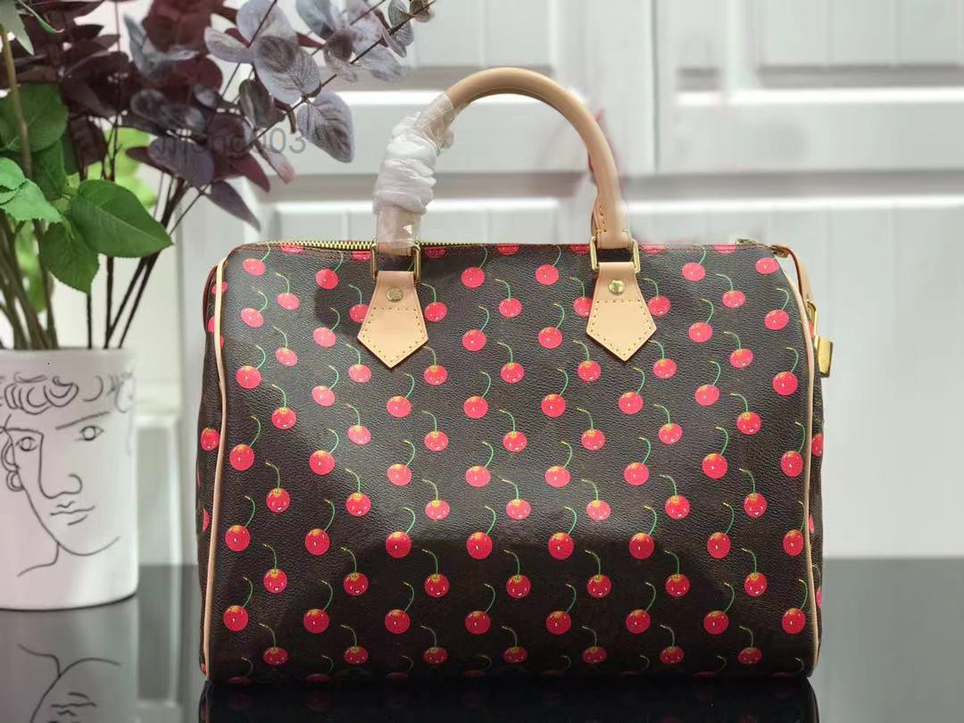 M41107 classic SPEEDY 30 BAG with cherry stylish handbag Boston Bags Women Genuine Leather bag Fashion Pillow Shoulder Bag Hobo Totes Purse
M41107 classic SPEEDY 30 BAG with cherry stylish handbag Boston Bags Women Genuine Leather bag Fashion Pillow Shoulder Bag Hobo Totes Purse