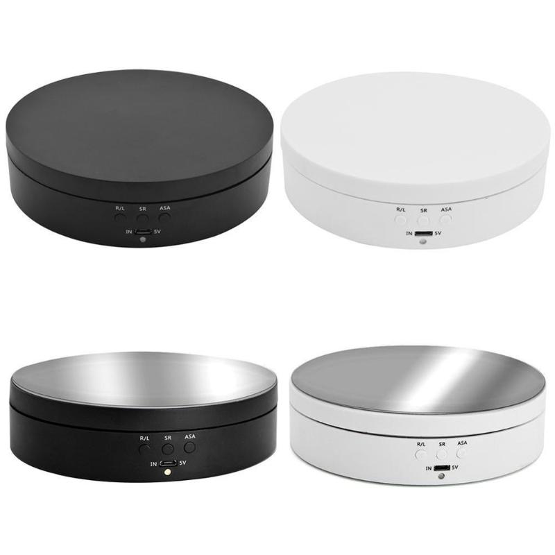 Photography 360 Degree Round Auto Rotating Remote Automatically For Photo Shooting Stand Base Display Turntable Jewelry Stu Z8W0