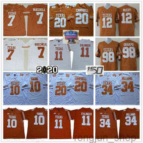 NCAA 150TH Texas Longhorns 11 Sam Ehlinger 7 Shane Buechele 10 Vince Young 20 Earl Campbell 34 Ricky Williams Stitched Orange White Jersey, As picture
NCAA 150TH Texas Longhorns 11 Sam Ehlinger 7 Shane Buechele 10 Vince Young 20 Earl Campbell 34 Ricky Williams Stitched Orange White Jersey, As picture