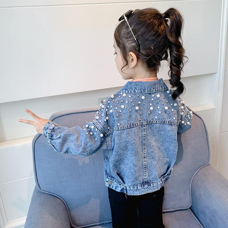 Jackets Girls Fall Fashion Denim Children Clothes Single-breasted Lapel Beading Casual Toddler Girl Spring Girly Outerwear, Blue
Jackets Girls Fall Fashion Denim Children Clothes Single-breasted Lapel Beading Casual Toddler Girl Spring Girly Outerwear, Blue