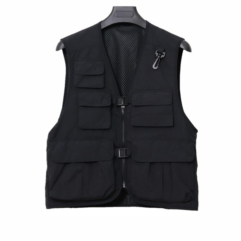 Men's Vests Designer Waistcoat Outdoor Sportswear Multi-pockets Sleeveless Jacket Coat Casual Streetwear Tactical Thin Mesh Vest Hip Hop Sweatshirts, Army green
Men's Vests Designer Waistcoat Outdoor Sportswear Multi-pockets Sleeveless Jacket Coat Casual Streetwear Tactical Thin Mesh Vest Hip Hop Sweatshirts, Army green