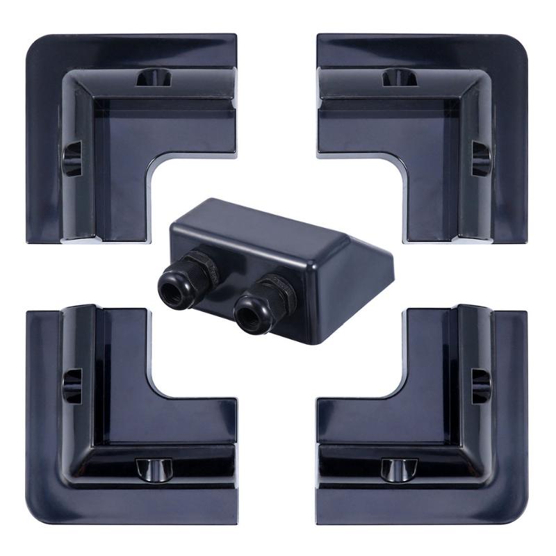 5Pcs ABS Solar Panel Holder for RV and Yacht Solar Panel Junction Box System Terminal Box (Black
5Pcs ABS Solar Panel Holder for RV and Yacht Solar Panel Junction Box System Terminal Box (Black