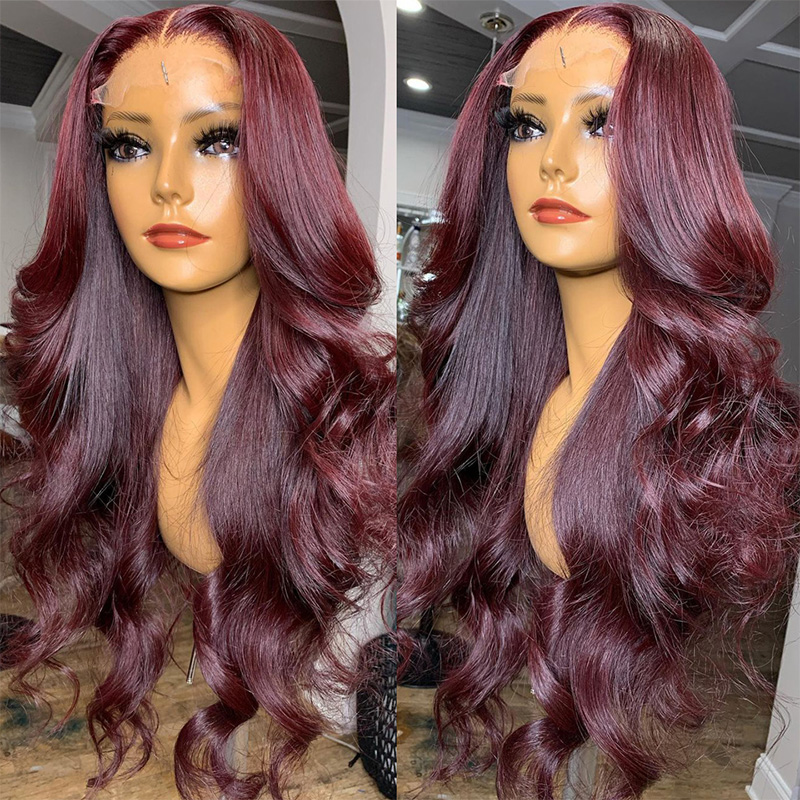 Burgundy Red 99J Body Wave Lace Front Wigs for Women Malaysia Body Wave Human Hair Wigs Pre-drawn Burgundy Lace Front Wigs for Women Remy, As the picture shows
Burgundy Red 99J Body Wave Lace Front Wigs for Women Malaysia Body Wave Human Hair Wigs Pre-drawn Burgundy Lace Front Wigs for Women Remy, As the picture shows