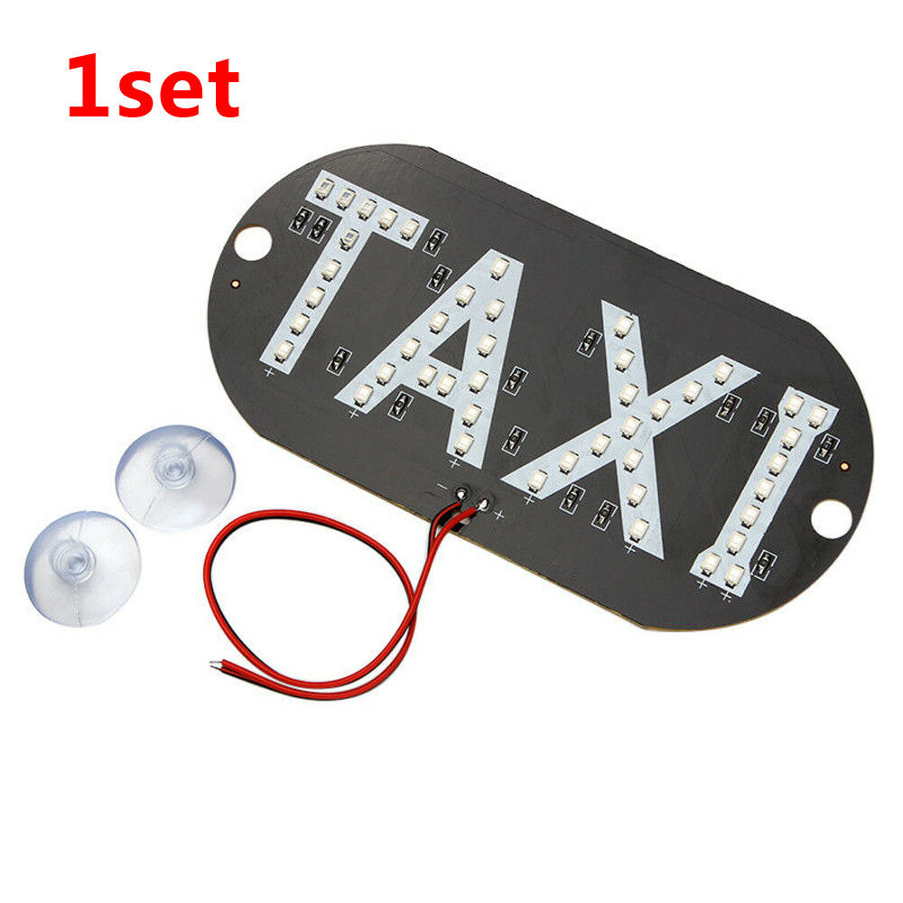 TAXI Cab Windscreen Windshield LED Light Sign Car High Brightness Lamp Bulb for drivers hot sale