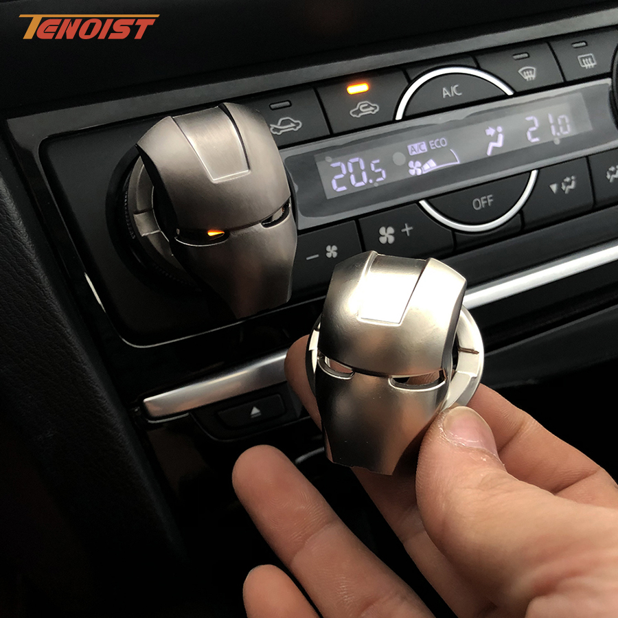 New Cool Car Interior Engine Start Ignition Stop Push Button Switch Button 3D Kirsite Cover Sticker