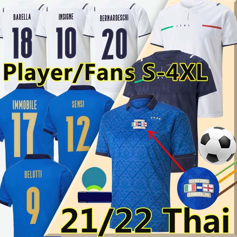 21/22 Italy soccer jerseys SENSI BARELLA fans player version INSIGNE BERNARDESCHI CHIELLINI football shirt BONUCCI BELOTTI JORGINHO 2021 2022 men + kids kit 4XL, Grey
21/22 Italy soccer jerseys SENSI BARELLA fans player version INSIGNE BERNARDESCHI CHIELLINI football shirt BONUCCI BELOTTI JORGINHO 2021 2022 men + kids kit 4XL, Grey