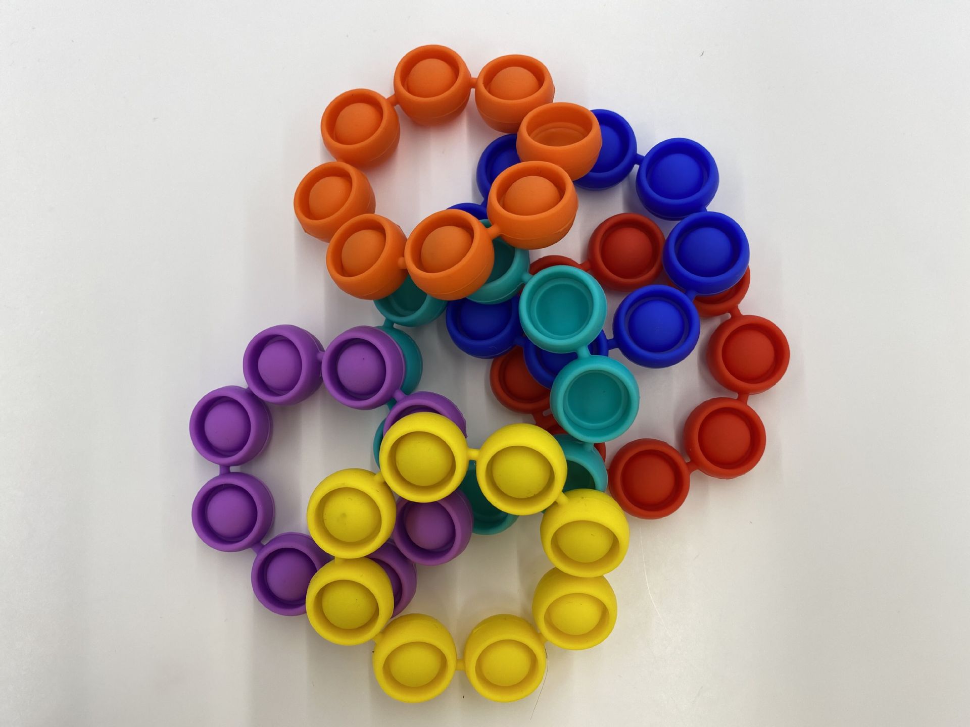 Novelty & Gag Toys Silicone bubble musician band children's bracelet