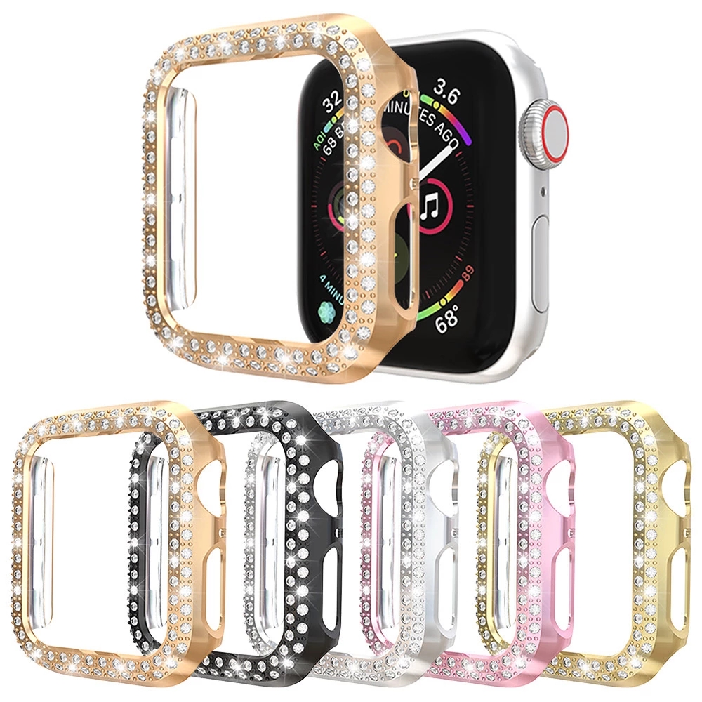 Fashion Women Ladies Case for Apple Watch SE Series 6 5 4 3 2 1 Cover PC Diamond Protector Bumper Fit iWatch 40mm 44mm 38mm 42mm Accessories
Fashion Women Ladies Case for Apple Watch SE Series 6 5 4 3 2 1 Cover PC Diamond Protector Bumper Fit iWatch 40mm 44mm 38mm 42mm Accessories