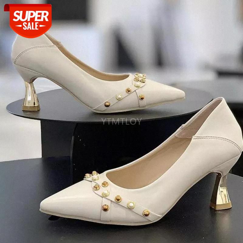 Office String Bead Heels Women Pointed Toe Fashion Autumn Winter Breathable High Quality Party Shallow Pumps Zapato Mujer #xy8o
Office String Bead Heels Women Pointed Toe Fashion Autumn Winter Breathable High Quality Party Shallow Pumps Zapato Mujer #xy8o