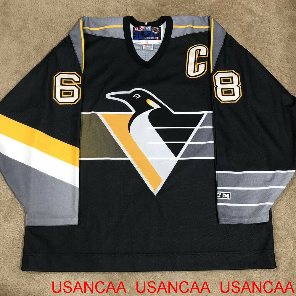 Stitched CCM Jaromir Jagr Pittsburgh Penguins Robo Pen Hockey Jersey Black custom any name number
Stitched CCM Jaromir Jagr Pittsburgh Penguins Robo Pen Hockey Jersey Black custom any name number
