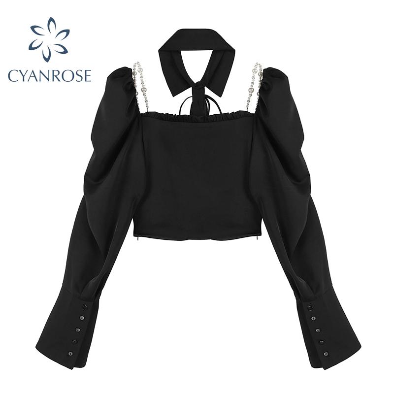 Women' Blouses & Shirts Black Vintage Sexy Crop Puff Long Sleeve French Flannel Bodycon Female E-Girl Aesthetic Y2K Party Club Pearl Tops
Women' Blouses & Shirts Black Vintage Sexy Crop Puff Long Sleeve French Flannel Bodycon Female E-Girl Aesthetic Y2K Party Club Pearl Tops