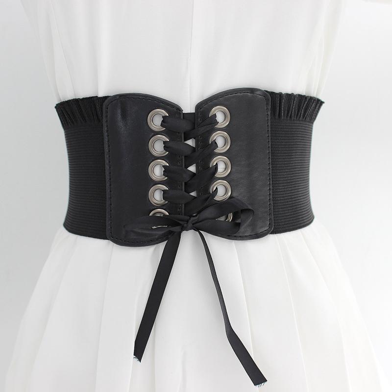 Belts Elastic Waist Girdling Band Seal Female Ornament Simple All-Match Retro Dress European And American Ultra-Wide Belt, Black;brown
Belts Elastic Waist Girdling Band Seal Female Ornament Simple All-Match Retro Dress European And American Ultra-Wide Belt, Black;brown