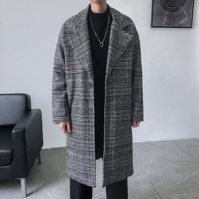 2021 New Plaid Men's Fashion Retro Casual Long Men Streetwear Korean Loose Oversize Woolen Coat Mens Overcoat S-2xl Ofh7
2021 New Plaid Men's Fashion Retro Casual Long Men Streetwear Korean Loose Oversize Woolen Coat Mens Overcoat S-2xl Ofh7