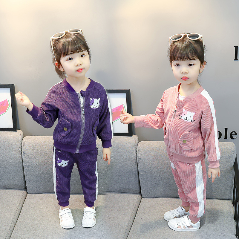 2021 New Cartoon Kids Clothes Outfit Spring Toddler Girls Set Long Sleeve Tops+pants Children Clothing 1-5 Years A6t0, Pink
2021 New Cartoon Kids Clothes Outfit Spring Toddler Girls Set Long Sleeve Tops+pants Children Clothing 1-5 Years A6t0, Pink
