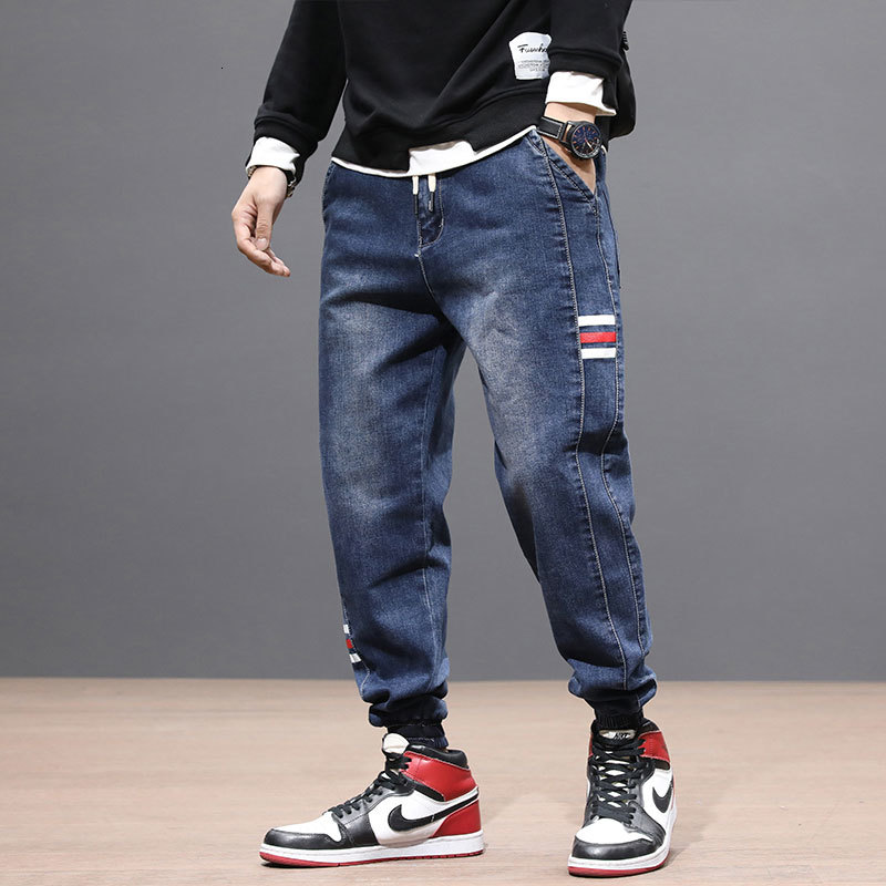 2021 New Fashion Streetwear Loose Fit Slack Bottom Cargo Pants Stripe Printed Designer Denim Harem Trousers Hip Hop Jeans Men F78l, Blue
2021 New Fashion Streetwear Loose Fit Slack Bottom Cargo Pants Stripe Printed Designer Denim Harem Trousers Hip Hop Jeans Men F78l, Blue