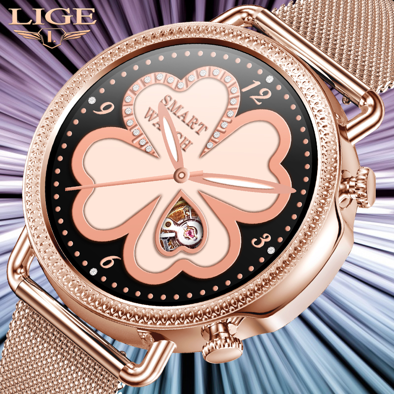 LIGE Luxury Smart Watch Women Heart Rate Blood Pressure Monitoring Weather Forecast For Android IOS Waterproof Ladies Smartwatchg, Black
LIGE Luxury Smart Watch Women Heart Rate Blood Pressure Monitoring Weather Forecast For Android IOS Waterproof Ladies Smartwatchg, Black
