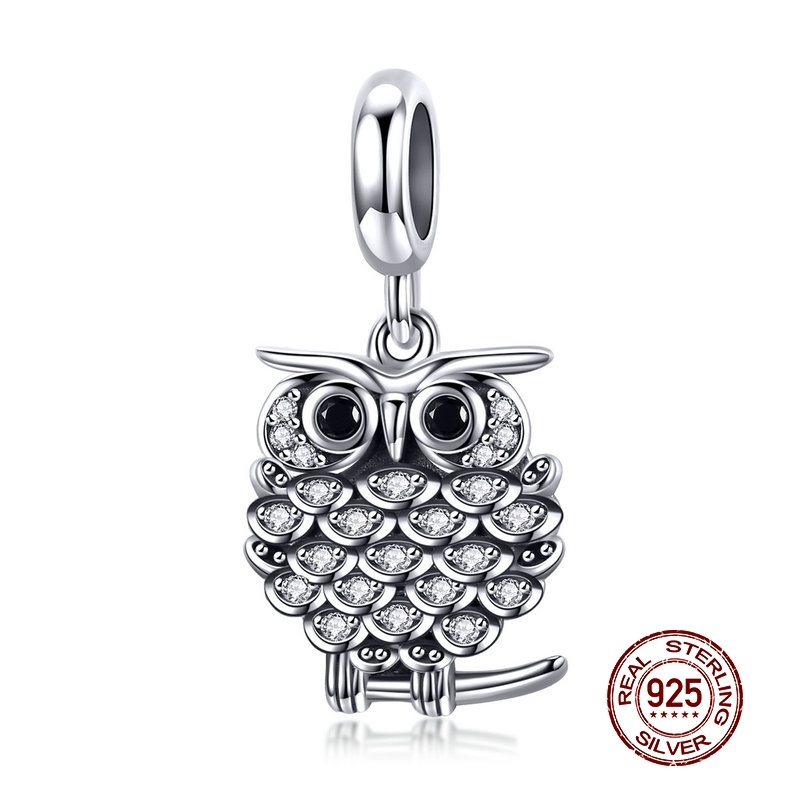 MOWIMO 925 Sterling Silver Mysterious Cute Owl Pendant Charm Beads Fit Original Silver Bracelets Necklace Jewelry BKC949 Q0531
MOWIMO 925 Sterling Silver Mysterious Cute Owl Pendant Charm Beads Fit Original Silver Bracelets Necklace Jewelry BKC949 Q0531