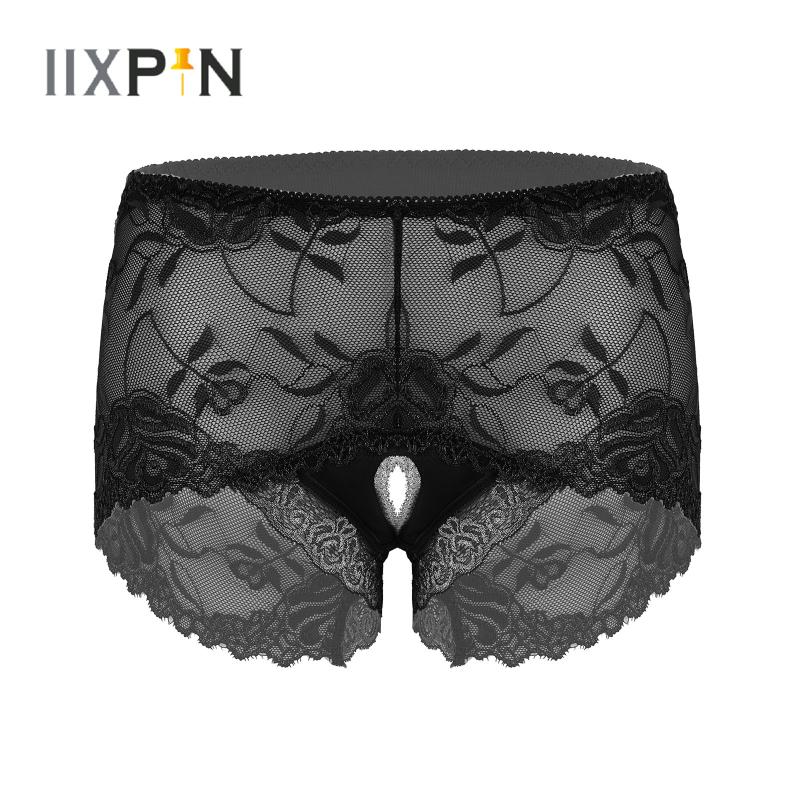 Sexy Women Lingerie Open Crotch Panties See-through Lace Patchwork Mid Waist Erotic Hot Crotchless Briefs Underpants Underwear, White
Sexy Women Lingerie Open Crotch Panties See-through Lace Patchwork Mid Waist Erotic Hot Crotchless Briefs Underpants Underwear, White
