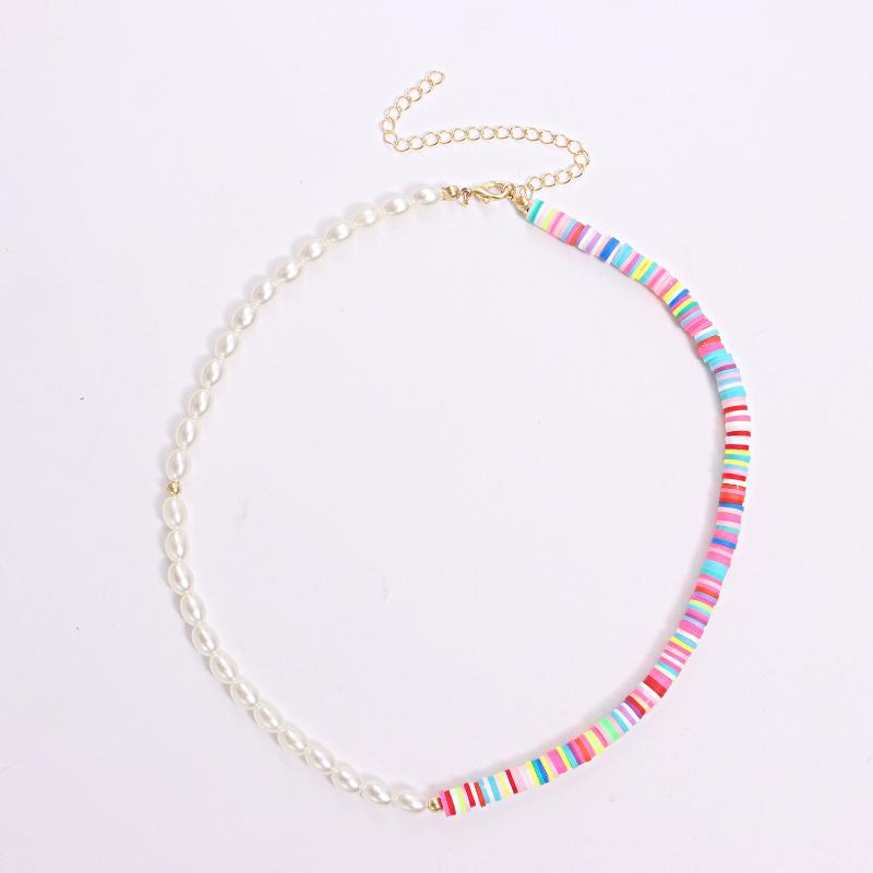 Chokers TAUAM African Simulated Pearl Necklace Women 6mm Heishi Disc Beads Choker Necklaces Polymer Clay Bijoux Femme Chain 2021
Chokers TAUAM African Simulated Pearl Necklace Women 6mm Heishi Disc Beads Choker Necklaces Polymer Clay Bijoux Femme Chain 2021