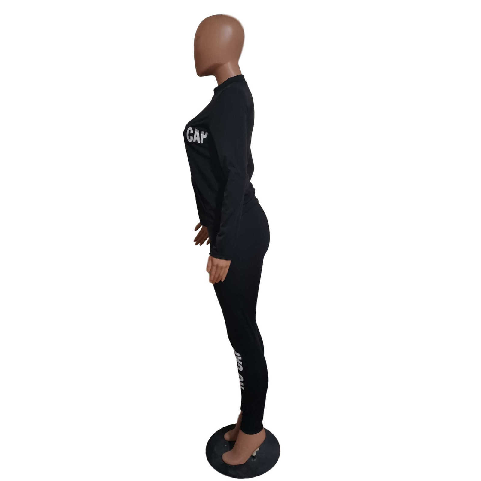 CM.YAYA Streetwear No Cap Sweatsuit Women's Set Track Hooded Jacket Legging Pants Active Tracksuit Two Piece Fitness Outfit 210930