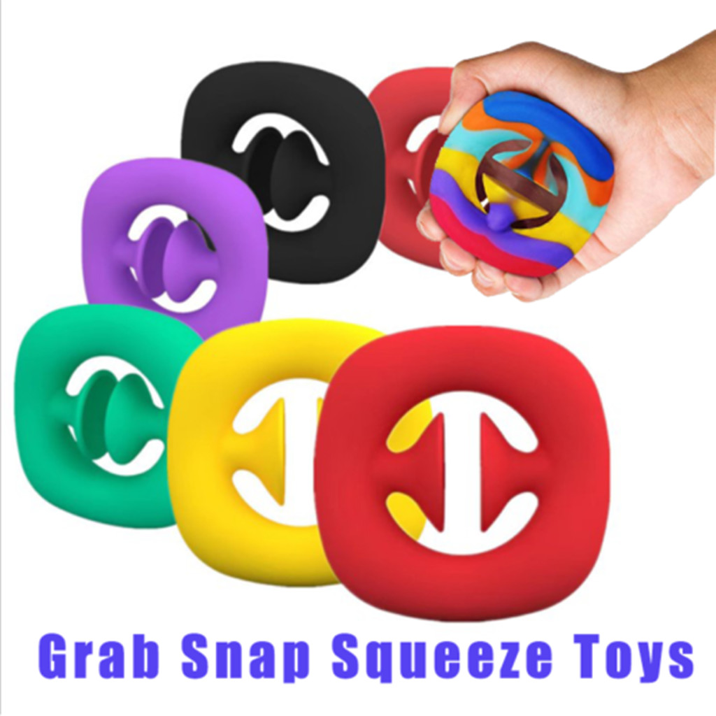 Grab Snap Squeeze Toy Fidget Snappers Hand Strength Grip Squeezy Snap Fidget Ring Toys Sensory Tool ADHD Autism Stress Relief G31MCSN, Blue
Grab Snap Squeeze Toy Fidget Snappers Hand Strength Grip Squeezy Snap Fidget Ring Toys Sensory Tool ADHD Autism Stress Relief G31MCSN, Blue