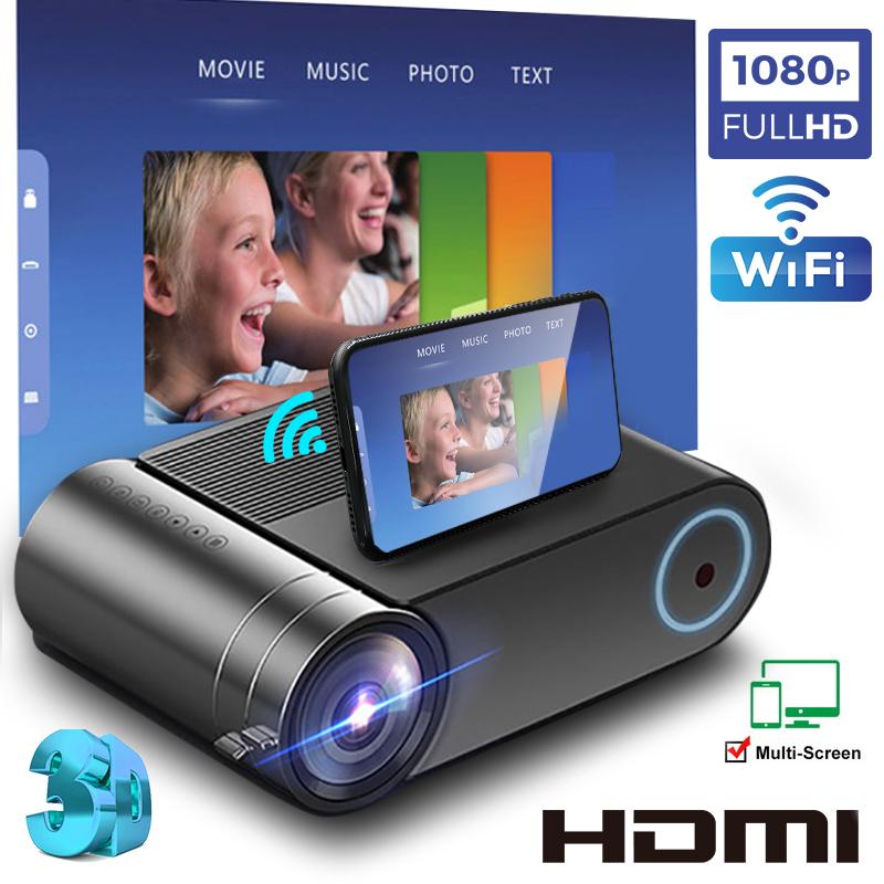 HOT YG550 Native Projector 1280x720 Mini LED Portable YG551 WiFi Multi-screen Video Projector 3D VGA Proyector for TV Box U disk Laptop
HOT YG550 Native Projector 1280x720 Mini LED Portable YG551 WiFi Multi-screen Video Projector 3D VGA Proyector for TV Box U disk Laptop