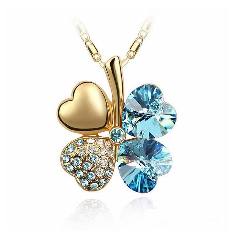Pendant Necklaces Classic Sweet Clover For Women Chain Collier Jewelry Friend Gift Embellished With Crystals From
Pendant Necklaces Classic Sweet Clover For Women Chain Collier Jewelry Friend Gift Embellished With Crystals From