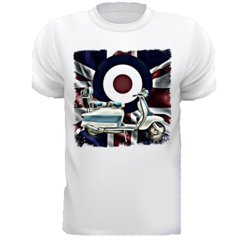 t Shirt Men's Fashion Strip Figure Italy Motorbikes Mod Scooter White T-shirt Men Kato Tees Streetwear, White;black
t Shirt Men's Fashion Strip Figure Italy Motorbikes Mod Scooter White T-shirt Men Kato Tees Streetwear, White;black