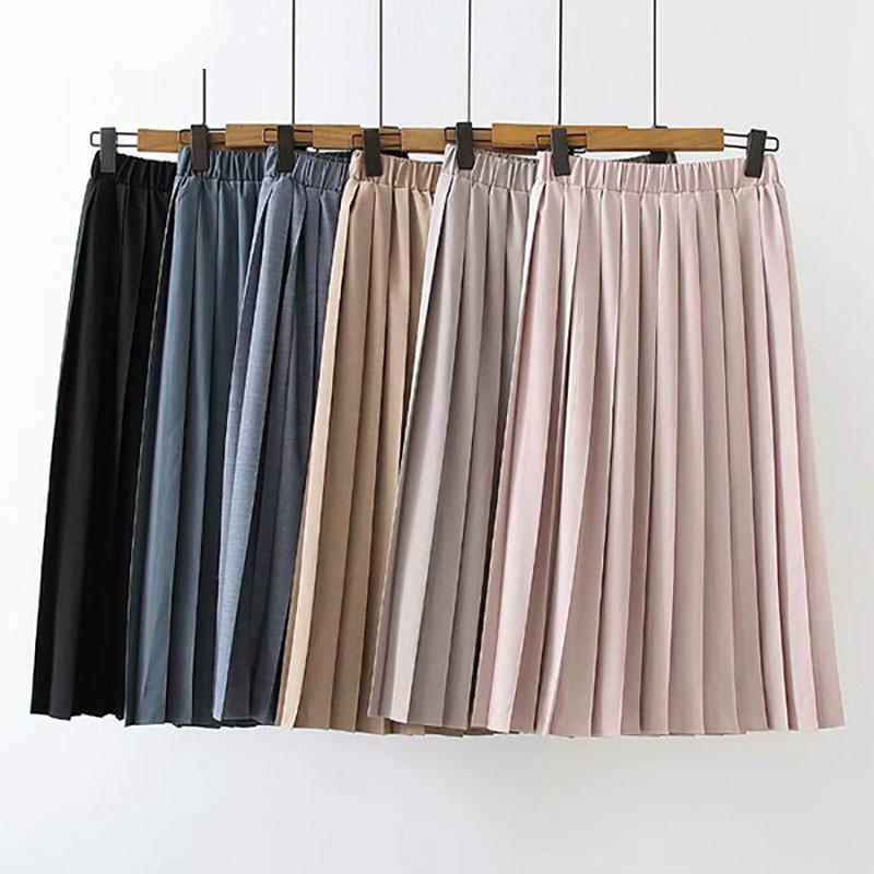 Skirts 2021 Spring Pleated Skirt Women Pink High Waist Midi Summer Plus Size Casual Elastic, Black
Skirts 2021 Spring Pleated Skirt Women Pink High Waist Midi Summer Plus Size Casual Elastic, Black