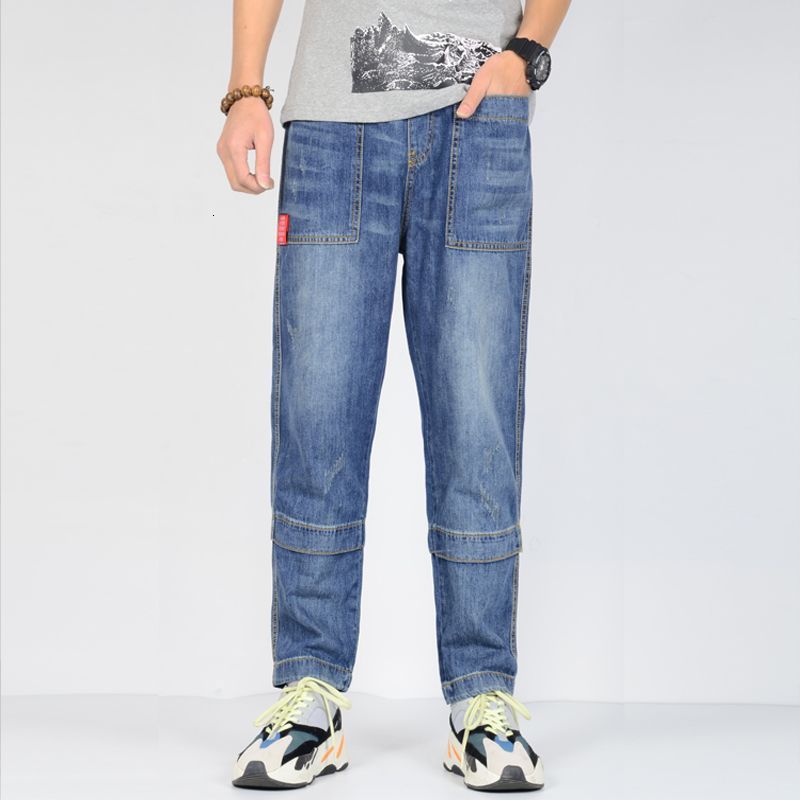 2021 New Men Baggy Hip Hop Harem Plus Size Stretch Tapered Jogger Men's Jeans Cotton Breathable Denim Trousers Cje3, Blue
2021 New Men Baggy Hip Hop Harem Plus Size Stretch Tapered Jogger Men's Jeans Cotton Breathable Denim Trousers Cje3, Blue