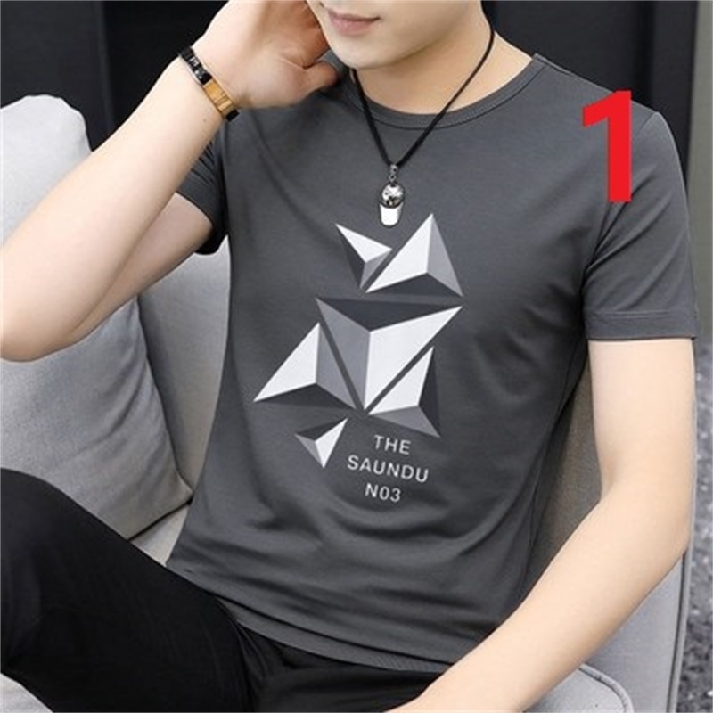 2021 New Ice Silk T-shirt Men's Korean Version the Trend of Self-cultivation Tide Brand Half Sleeve Ikt3
2021 New Ice Silk T-shirt Men's Korean Version the Trend of Self-cultivation Tide Brand Half Sleeve Ikt3