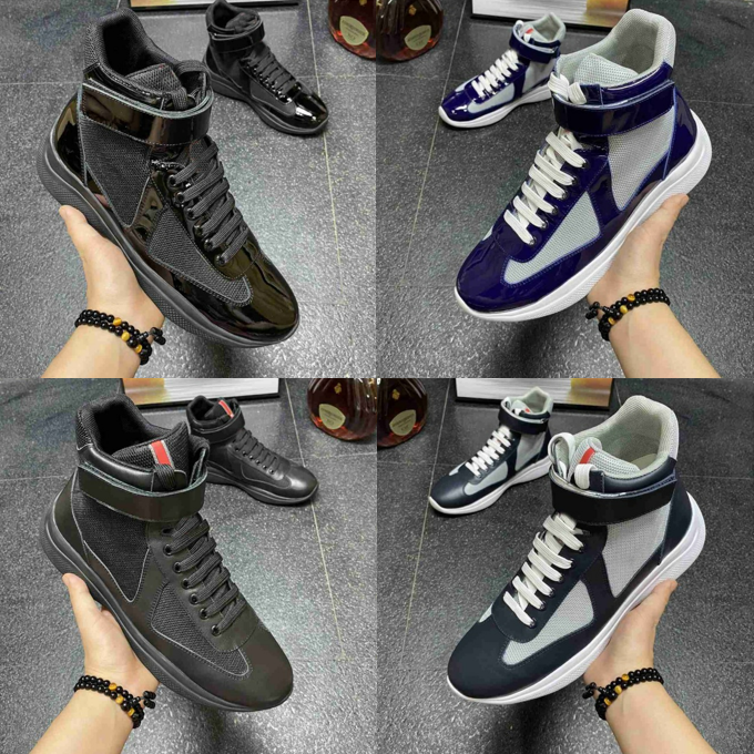 New Designer High-Top Men Casual Shoes Cowhide Sneakers Loafers Rubber Black Shiny Leather Sneaker size 38-44
New Designer High-Top Men Casual Shoes Cowhide Sneakers Loafers Rubber Black Shiny Leather Sneaker size 38-44
