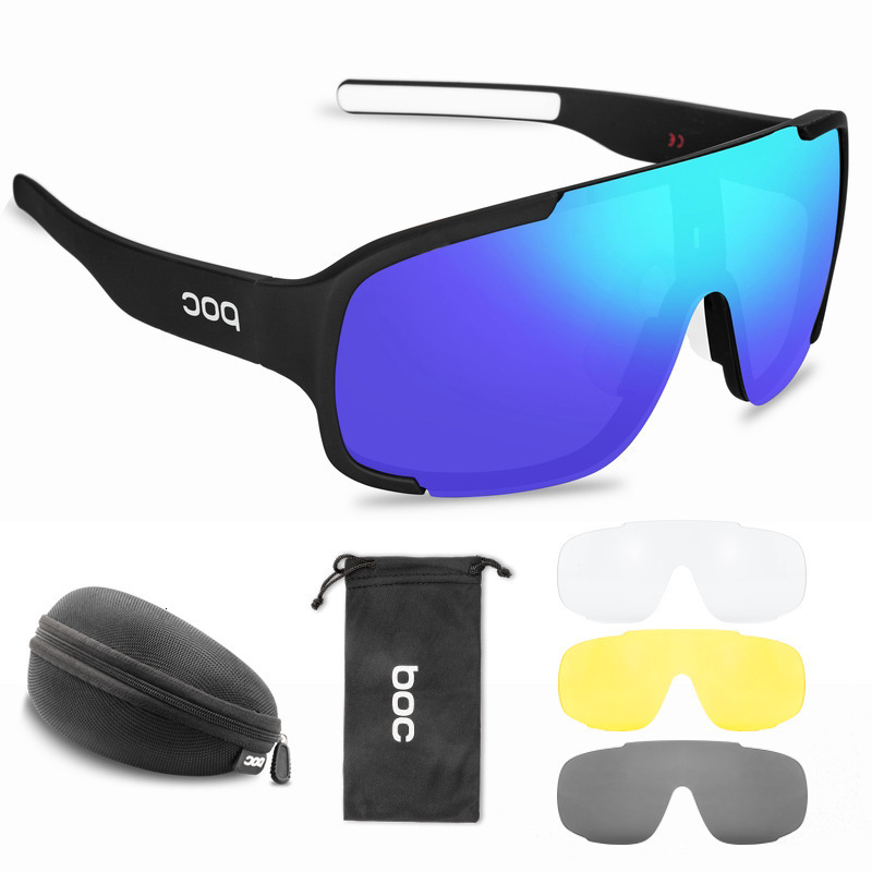 

Fashion Poc 4 Lens Set Riding Aspire Fully Coated Bicycle Goggles Can Be Equipped with Myopia Glasses