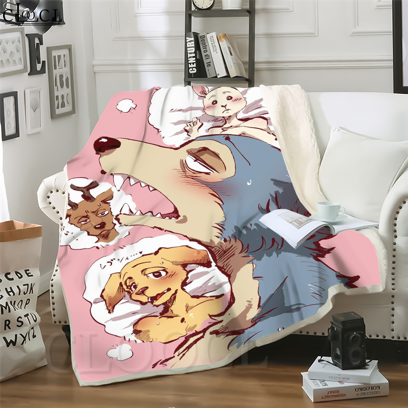 CLOOCL Hot Anime BEASTARS Animal 3D Print Harajuku Air Conditioning Blanket Sofa Teens Bedding Throw Blankets Plush Quilt
CLOOCL Hot Anime BEASTARS Animal 3D Print Harajuku Air Conditioning Blanket Sofa Teens Bedding Throw Blankets Plush Quilt