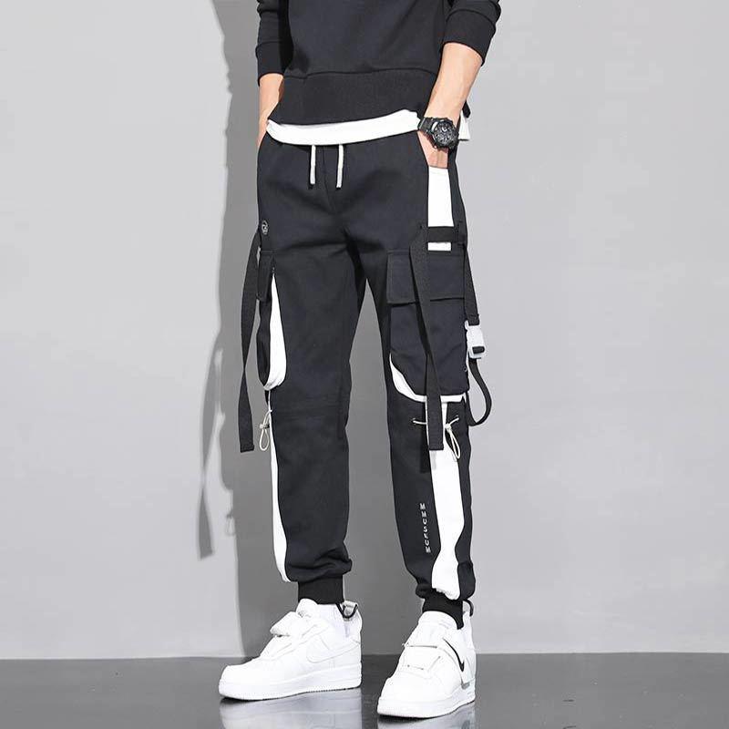 Men's Pants Multi Pockets Streetwear Cargo Harem Hip Hop Casual Male Joggers Track 2022 Men Harajuku Trousers, Black
Men's Pants Multi Pockets Streetwear Cargo Harem Hip Hop Casual Male Joggers Track 2022 Men Harajuku Trousers, Black