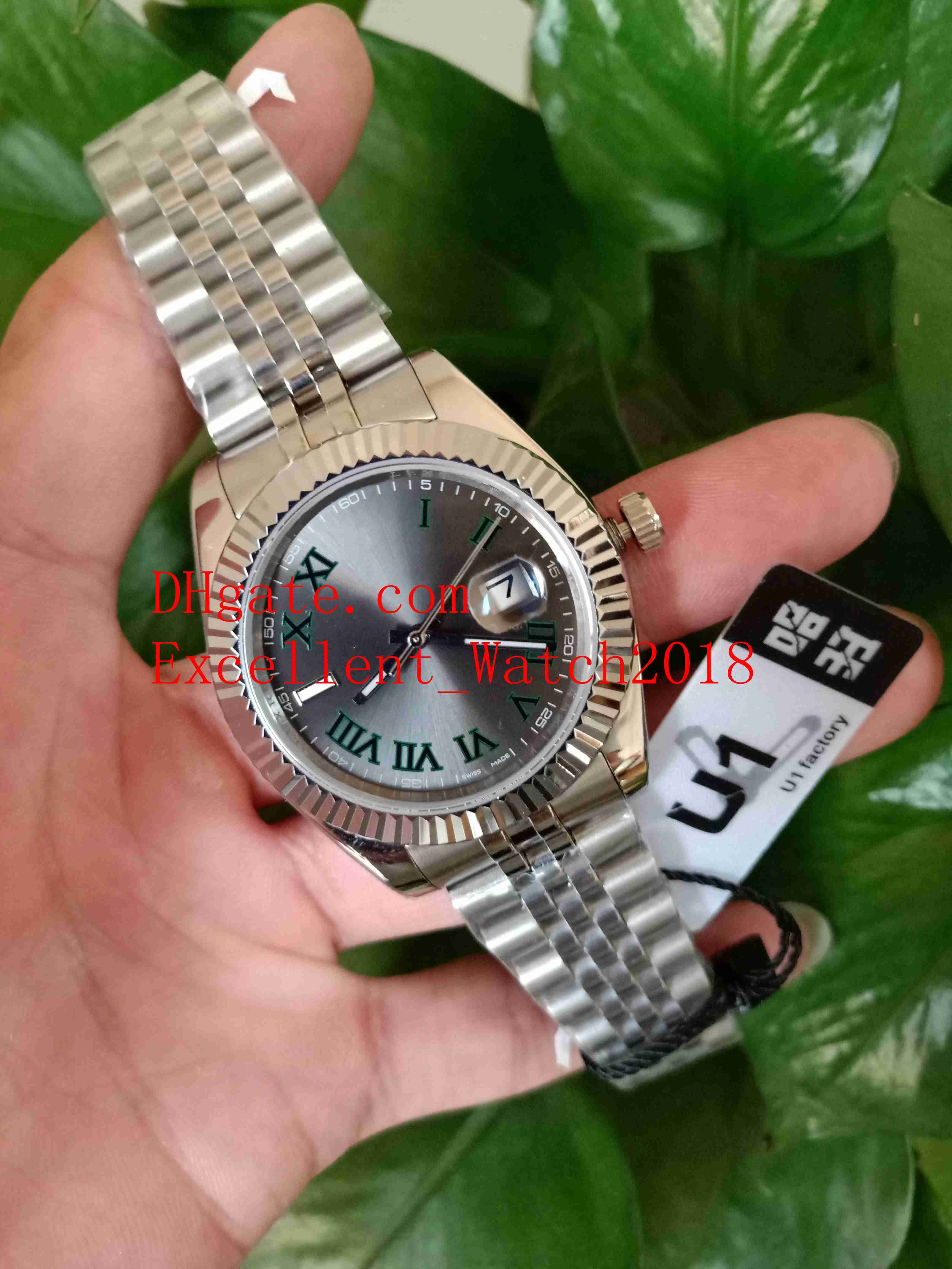 U1 Factory Wristwatches 41 mm 126334 126333 Stainless Steel Asia 2813 Movement Automatic Mechanical Mens Watch Watches, Slivery;brown
U1 Factory Wristwatches 41 mm 126334 126333 Stainless Steel Asia 2813 Movement Automatic Mechanical Mens Watch Watches, Slivery;brown
