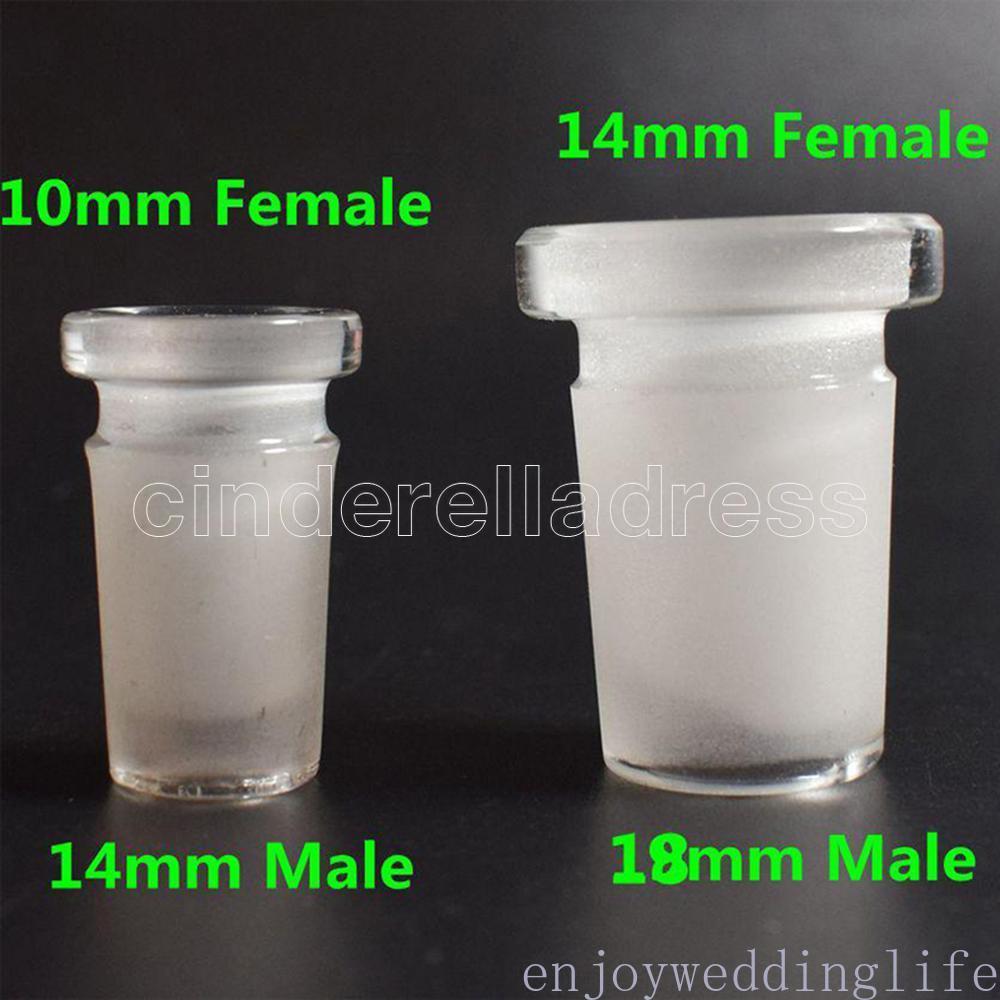 10mm female to 14mm male glass adapter converter for glass bong quartz banger glass bowl 14mm female to 18mm male Reducer Connector
10mm female to 14mm male glass adapter converter for glass bong quartz banger glass bowl 14mm female to 18mm male Reducer Connector