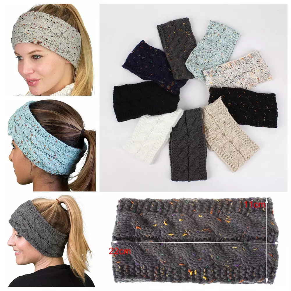 Knitted Crochet Headband Women Winter Sports Headwrap Hairband Turban Head Band Ear Warmer Beanie Cap Headbands LJJA3276-4 bucket hat, Yellow
Knitted Crochet Headband Women Winter Sports Headwrap Hairband Turban Head Band Ear Warmer Beanie Cap Headbands LJJA3276-4 bucket hat, Yellow