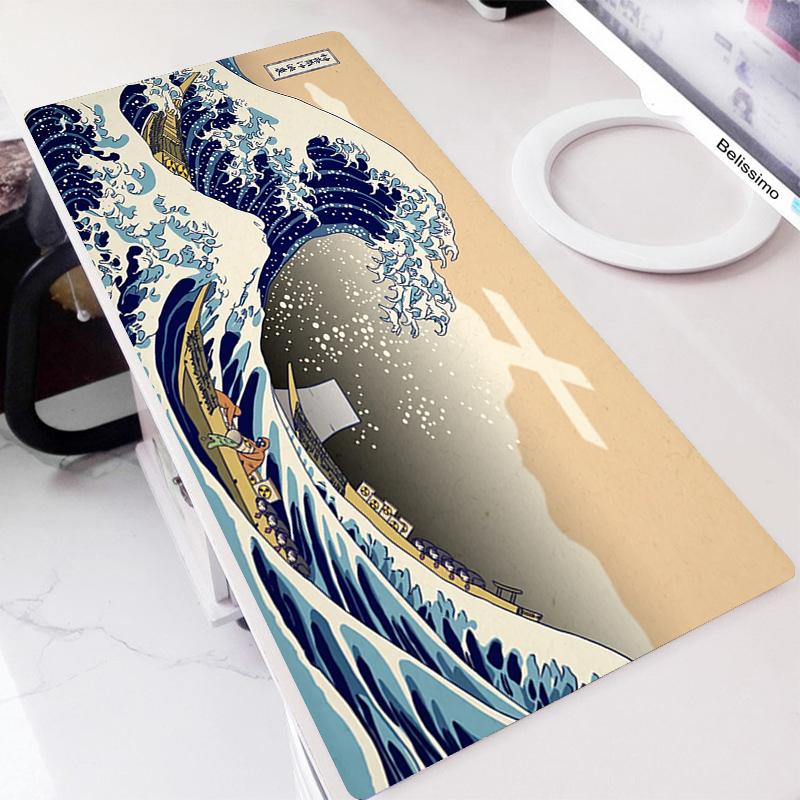 Mouse Pads & Wrist Rests Kanagawa Waves Pad Japanese Sewage Mousepad Large Rubber 900X400 XXL Computer Desk Anime Gaming Mause Keyboard
Mouse Pads & Wrist Rests Kanagawa Waves Pad Japanese Sewage Mousepad Large Rubber 900X400 XXL Computer Desk Anime Gaming Mause Keyboard