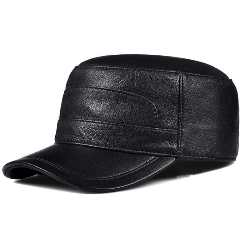 Berets Man Women Top Quality Genuine Leather Cap Hat Male Female Winter Army Military Baseball Real Sheep Caps Hats Black Brown
Berets Man Women Top Quality Genuine Leather Cap Hat Male Female Winter Army Military Baseball Real Sheep Caps Hats Black Brown