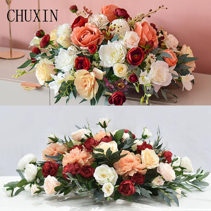 Decorative Flowers & Wreaths Luxury Silk Rose Artificial Leaves Fake Plant Table Flower Row Floral Arrangement Wedding Party Home Decor Desk
Decorative Flowers & Wreaths Luxury Silk Rose Artificial Leaves Fake Plant Table Flower Row Floral Arrangement Wedding Party Home Decor Desk
