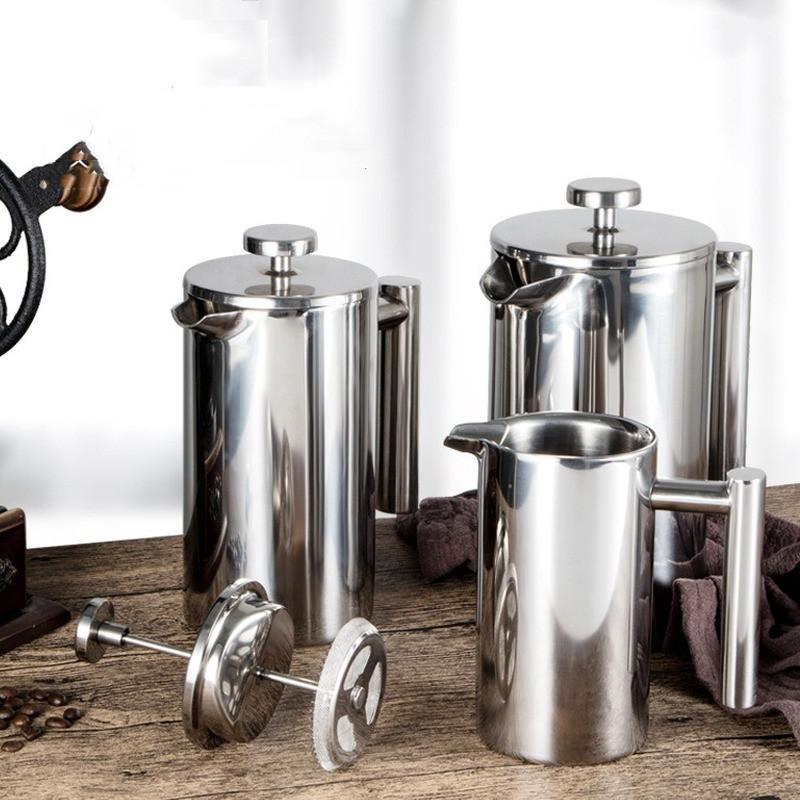 Coffee Pots Maker French Press Stainless Steel Espresso Machine High Quality Double-Wall Insulated Tea Pot 1000ml
Coffee Pots Maker French Press Stainless Steel Espresso Machine High Quality Double-Wall Insulated Tea Pot 1000ml