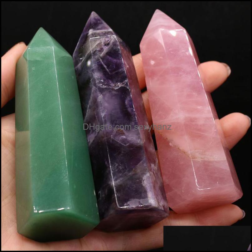 Findings & Components Charms Natural Semi-Precious Stone Furnishing Articles Prismatic Shape Aventurine Rose Quartz For Diy Jewelry Making H
Findings & Components Charms Natural Semi-Precious Stone Furnishing Articles Prismatic Shape Aventurine Rose Quartz For Diy Jewelry Making H