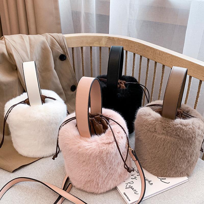 SMALL Top Handle Fluffy Bucket Bags For Women 2021 Trendy Faux Fur Shoulder Handbags Ladies Casual Crossbody Bag Bolsos, Black
SMALL Top Handle Fluffy Bucket Bags For Women 2021 Trendy Faux Fur Shoulder Handbags Ladies Casual Crossbody Bag Bolsos, Black