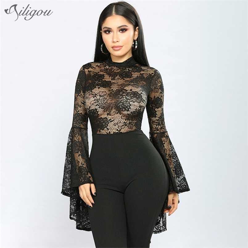 Sexy Black Lace Mesh Bodysuit Long Sleeve Round Neck Perspective Ladies Bandage Jumpsuit Body Fashion 210525, Beige
Sexy Black Lace Mesh Bodysuit Long Sleeve Round Neck Perspective Ladies Bandage Jumpsuit Body Fashion 210525, Beige